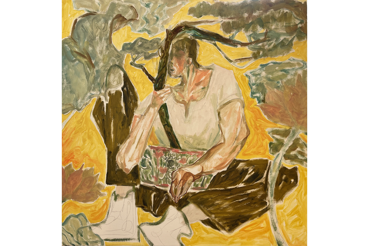 紀少淵 眾影書-4/18蔓生之蓮 紀少淵 生死只是隔了一眾影書-4/18蔓生之蓮 72.5x72.5cm